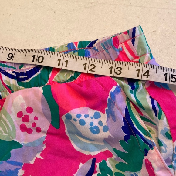 NWOT Lilly Pulitzer Pink and Green Pineapple Print Shorts - Picture 5 of 7